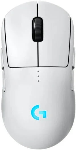 Logitech PRO 2 LIGHTSPEED Wireless Gaming Mouse, Hero Sensor 2, 44000 DPI, 888 IPS, Lightsync RGB, Responsive Optical Sensor, 4-8 Programmable Buttons, Up to 95 Hours Battery, White - eBuy UAE